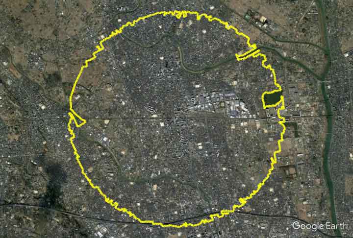 GPS Drawing: Koshigaya Circle Walk